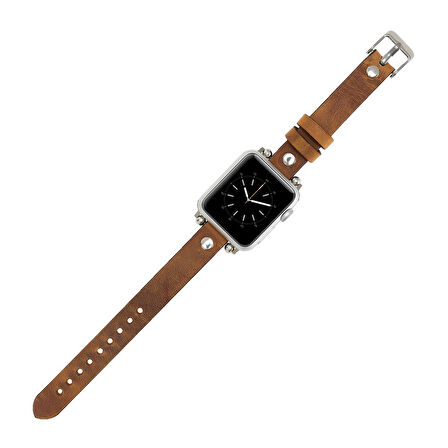 Apple Watch Uyumlu Deri Kordon 38-40-41mm Ferro ST G19