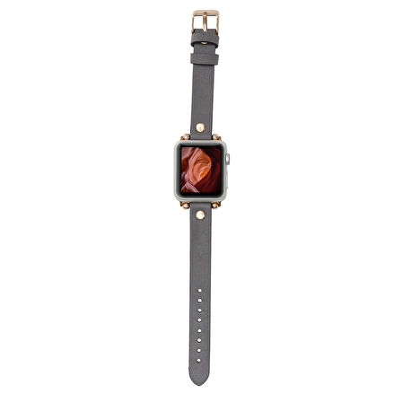 Apple Watch Uyumlu Deri Kordon Ferro 38-40-41mm RT RST9