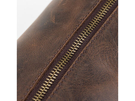 Deri Bakım Ve Seyahat Çantası, X Beden, G6 Kahverengi