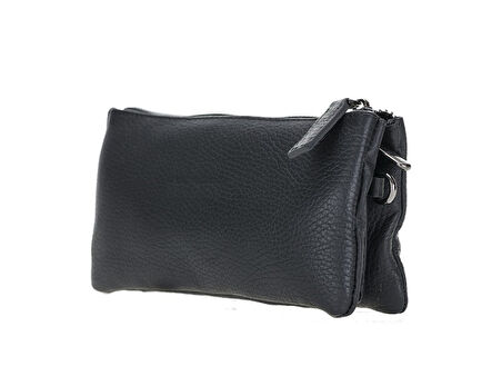 Jaya Portföy Deri Kadın Çantası FL01 Siyah