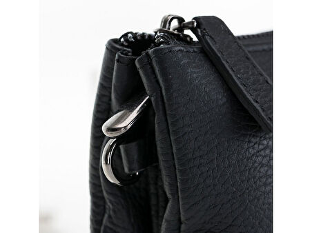 Jaya Portföy Deri Kadın Çantası FL01 Siyah