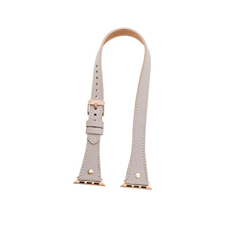 Apple Watch Uyumlu Deri Kordon 38-40-41mm Slim DTGT ERC3