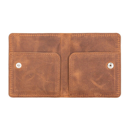 Robin Deri Kartlık Cüzdan G2 Antik Kahve