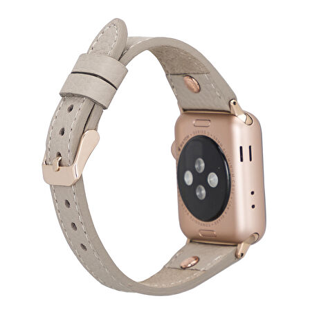 Apple Watch Uyumlu Deri Kordon 38-40-41mm Slim RGTR ERC3
