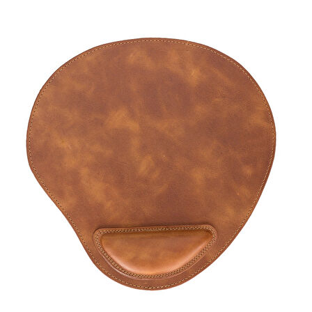 Bileklikli Deri Mouse Pad TN11 Taba