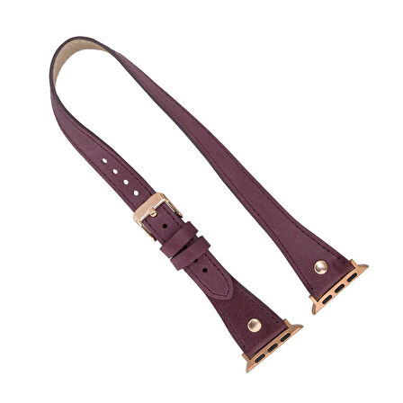 Apple Watch Uyumlu Deri Kordon 38-40-41mm DT Slim CZ7