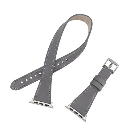 Apple Watch Uyumlu Deri Kordon 42-44-45mm Slim DTQUARST9