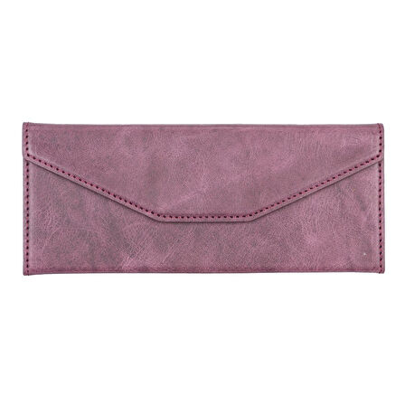 Smart Glass Deri Gözlük Kılıfı TN6 Mor