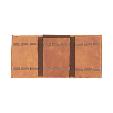 Hakiki Deri, El Yapımı, Saat Kordonu Taşıma Çantası, Tan Rengi