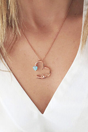 925 Ayar Sonsuz Aşk Pırlanta Kolye (GPK0043)