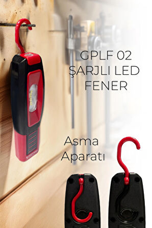 Şarjlı Led Fener GPLF02