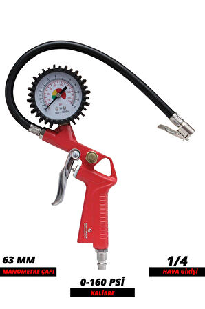 Havalı Lastik Şişirme Ve Ölçme GPLS01