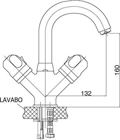 Gpd Termostatik Lavabo Bataryası TDL01