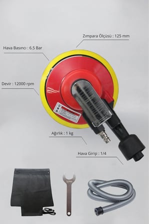 Havalı Ortbital Zımpara GPZ01