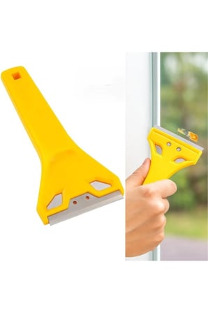 4 Adet Cam Ve Buz Kazıyıcı Bıçak – Plastik Saplı Buz Kazıyıcı, Araç Camı Temizleme Ice Scraper