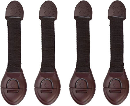 Microcase Plastik Kendinden Yapışkanlı Bebek Eşya Pencere Dolap Kapı Çekmece Kilidi - AL4542  4 Adet