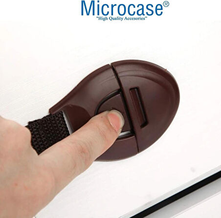 Microcase Plastik Kendinden Yapışkanlı Bebek Eşya Pencere Dolap Kapı Çekmece Kilidi - AL4542  4 Adet