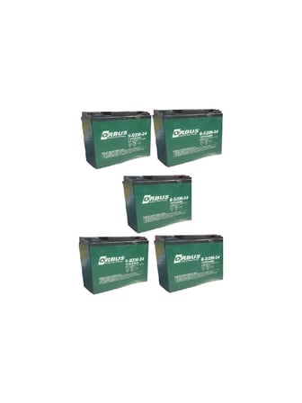 12V 24 Amper (Dik) Elektrikli Bisiklet Aküsü  | 5 Adet