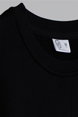 Unisex Siyah Bauhaus Essential T-shirt