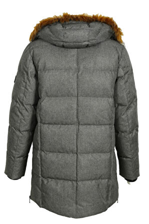 Erkek Mont Kapüşon'lu Termo Dolumlu Su ve Rüzgar İtici Slim Fit Mont NCS JEANS 4991