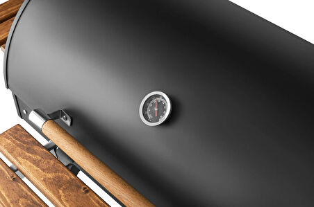 Grillia Grillord‑75 Kömürlü Barbekü Hediye Seti (Önlük + Kılıf)