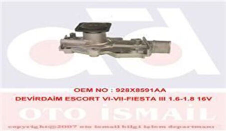 Graf PA501 Devirdaim Escort VI-VII-Fiesta III 1.6-1.8 16V 928X8591AA