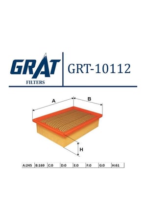 Hava Filtresi GRAT 10112 Fiat Bravo