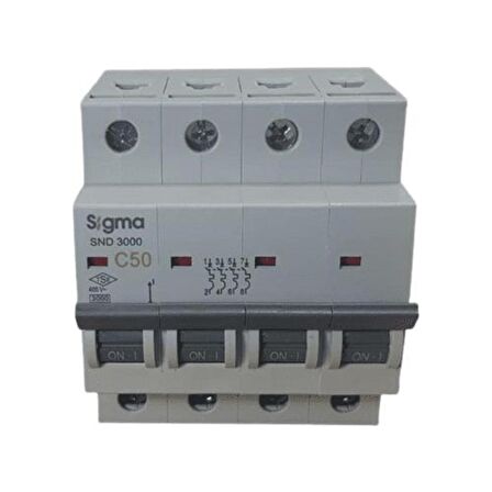 4X50A C/3KA W OTOMATİK SİGORTA (3LÜ) SİGMA