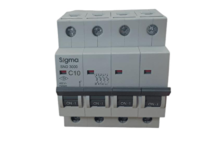 4X10A C/3KA W OTOMATİK SİGORTA SİGMA