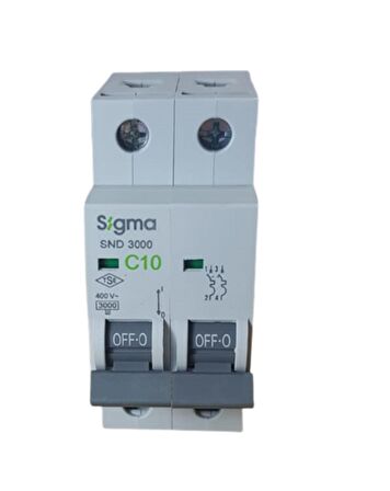 2X10A C/3KA W OTOMATİK SİGORTA (6LI) SİGMA