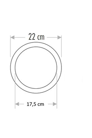 CT-5169 18W/3200K ALM. PANEL LED ARMATÜR (GÜNIŞIĞI-12ADET)CATA