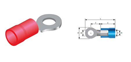 8052-R1-6 V 1,5MM YUVARLAK UÇ (2PAKET) ONKA