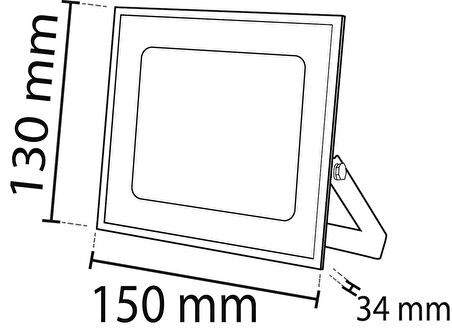 20W BEYAZ LED PROJEKTÖR NOAS