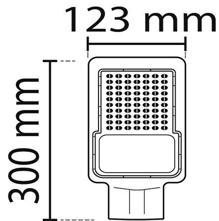 30W/6500K LED SOKAK ARMATÜRÜ (BEYAZ) NOAS