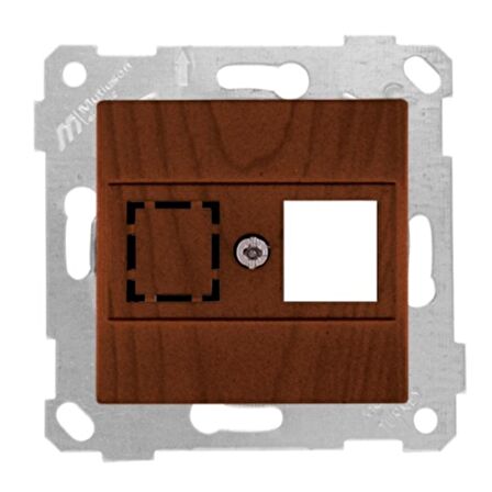 RİTA CEVİZ MEK+TUŞ 1RJ45 (KON.SÜZ)DATA PRİZİ MUTLUSAN
