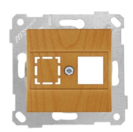 RİTA MEŞE MEK+TUŞ 1RJ45 (KON.SÜZ)DATA PRİZİ MUTLUSAN