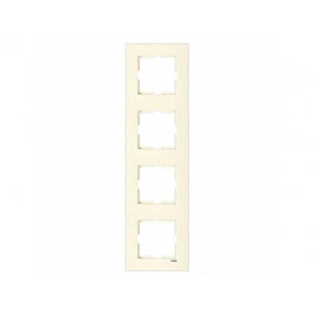 KARRE KREM 4LÜ DİKEY ÇERÇEVE (5ADET) VİKO