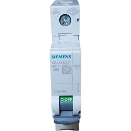 63A C/6KA W OTOMATİK SİGORTA SIEMENS