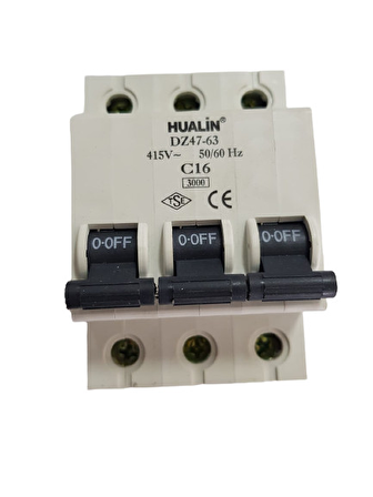 3X16A C/3KA OTOMATİK SİGORTA HUALIN