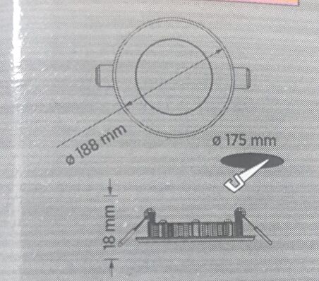 CT-5148 15W/6400K ALM.PANEL LED ARMATÜR (BEYAZ) CATA