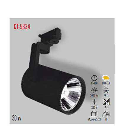 CT-5334 30W LED ARMATÜR (RAY TİP) (GÜNIŞIĞI) CATA