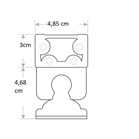 CT-4695 30CM G.IŞIĞI GOLD WALL WASHER CATA