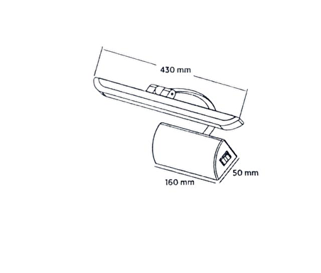 Cata Ct-5244 Metal Modern Duvar Aplik 