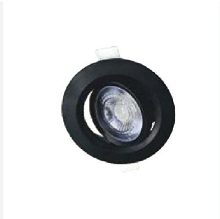 CT-5200 7W/6400K LAL LED SPOT (SİYAH KASA) (BEYAZ) CATA