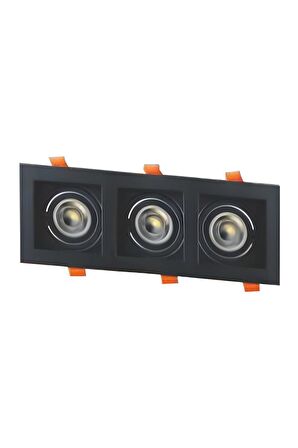 CT-5020 PARS 3LÜ SİYAH SPOT (BOŞ KASA) CATA