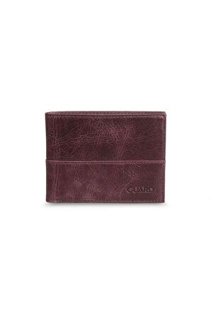 Guard Antik Bordo İnce Klasik Deri Erkek Cüzdanı - GRD2403XW22423