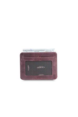 Guard Dikey Crazy Bordo Deri Kartlık - GRD2403XW22452