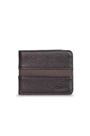 Guard Kahverengi Spor Şeritli Deri Erkek Cüzdanı - GRD2403XW22527