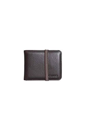Guard Lastikli Spor Hakiki Deri Kahverengi Cüzdan - GRD2403XW22533