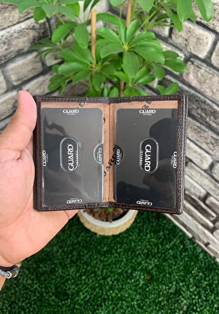 Guard Kahverengi Hakiki Deri Mini Boy Kredi Kartlık - GRD250902WT599